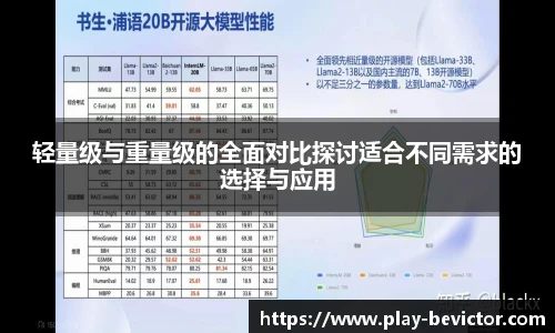 轻量级与重量级的全面对比探讨适合不同需求的选择与应用